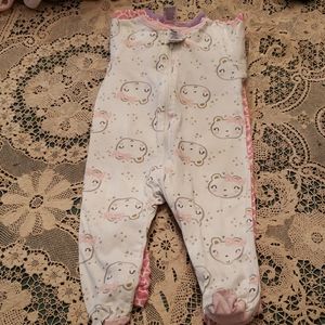 Baby girls Lang sleep foot sleepers their cotton
